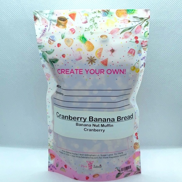 ✨Cranberry Banana Bread✨ Pink Zebra Sprinkles Wax Melt Blend - Picture 2 of 2